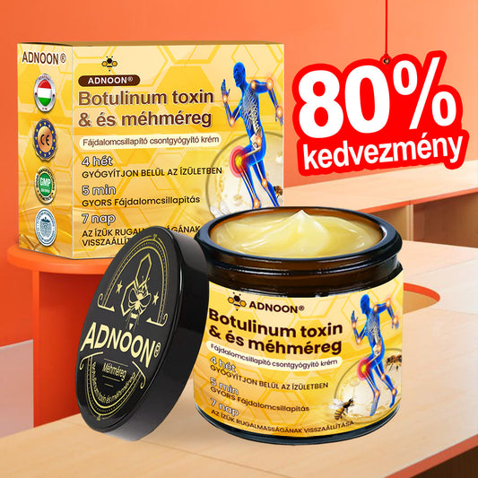 🔥ADNOON® Botulinum Toxin & Méhméreg Fájdalomcsillapító Csontgyógyító Krém👨‍⚕️