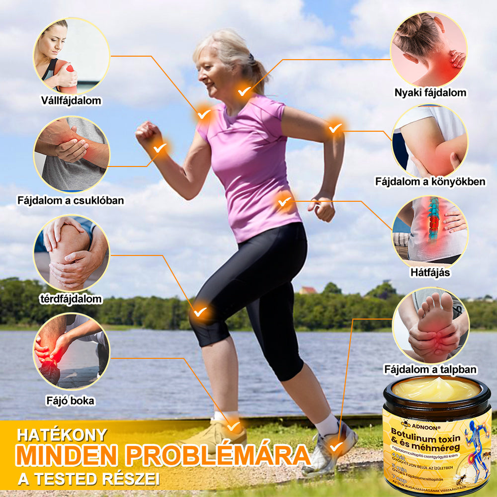 🔥ADNOON® Botulinum Toxin & Méhméreg Fájdalomcsillapító Csontgyógyító Krém👨‍⚕️