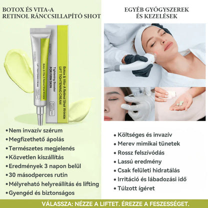 🎉 Büszkén az Európai Unióban gyártva 💫 Tiworld® fejlett peptid Botox-hatású + Vita-A retinol feszesítő megújító krém – ma csak 70% KEDVEZMÉNNYEL