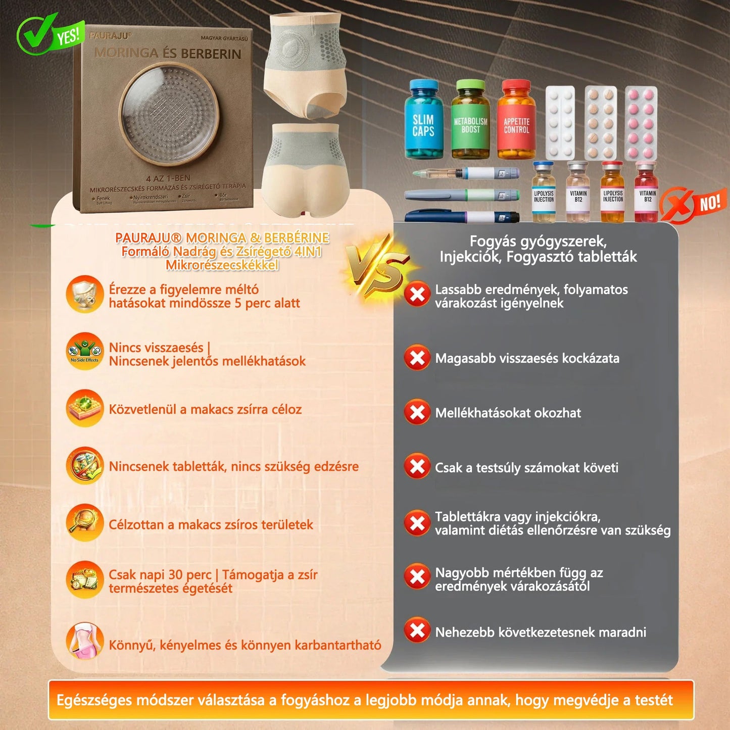Hivatalos Márkabolt | ✅🛡️ 𝐏𝐀𝐔𝐑𝐀𝐉𝐔® 𝟐𝟎𝟐𝟔 Moringa & Berberine 4-az-1-ben Mikro-részecskés Formázó és Zsírégető Rövidnadrág
