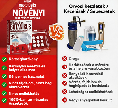 ✅ GFOUK® Mikrotűs növényi bőrkinövés eltávolító tapasz