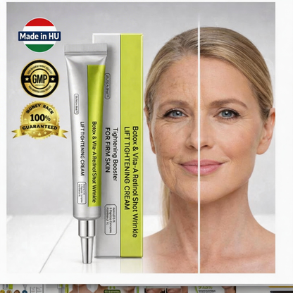 🎉 Büszkén az Európai Unióban gyártva 💫 Tiworld® fejlett peptid Botox-hatású + Vita-A retinol feszesítő megújító krém – ma csak 70% KEDVEZMÉNNYEL