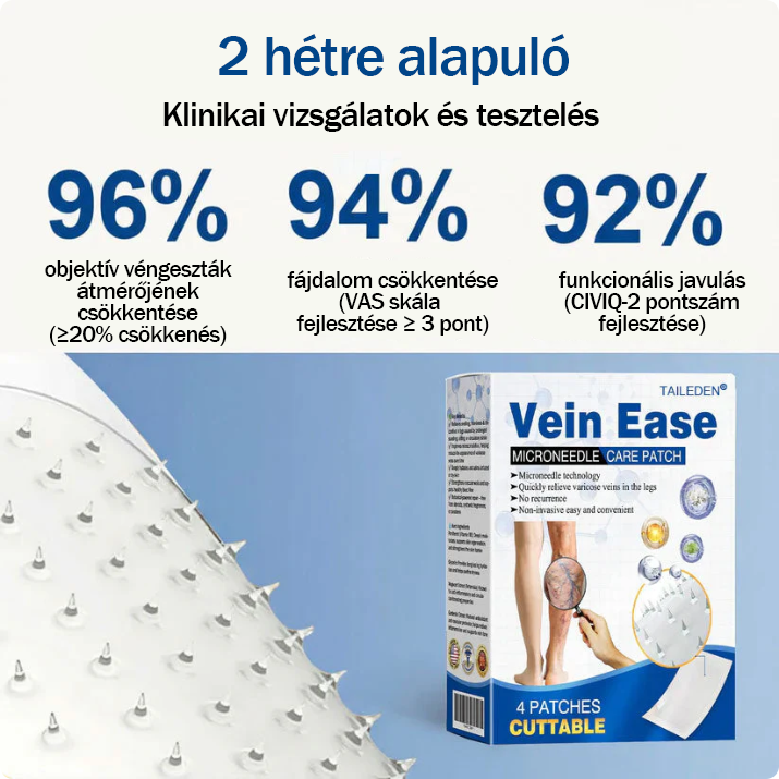 ☘️☘️🇭🇺👨‍⚕️✅TAILEDEN® VeinEase Mikrotűs Kezelő Tapasz⚡Azonnali Megkönnyebbülés, Hosszú Távú Eredmények