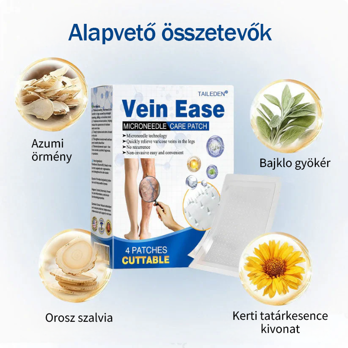 ☘️☘️🇭🇺👨‍⚕️✅TAILEDEN® VeinEase Mikrotűs Kezelő Tapasz⚡Azonnali Megkönnyebbülés, Hosszú Távú Eredmények